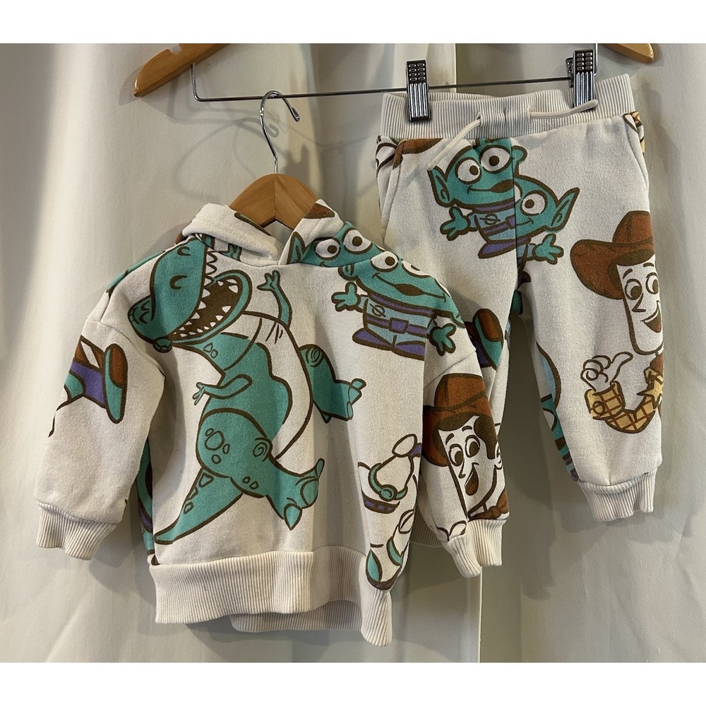 Pixar Toy Story Kid Sweatshirt Buzz Lightyear Hoodie Toddler Size 12 Months‎